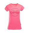 Розова дамска тениска с памук Dafka-2 снимка