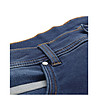 Памучни мъжки къси дънки в цвят индиго Thas-3 снимка