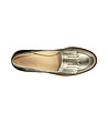 Кожени дамски обувки в бронзов нюанс Griffin Kilt-1 снимка