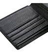 Черен мъжки портфейл от естествена кожа Paul-3 снимка