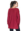 Дамски пуловер Katlea в цвят бордо-2 снимка