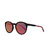 Мъжки черни слънчеви очила с червени лещи Dino-0 снимка