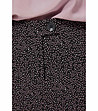 Черна пола с розов принт-3 снимка