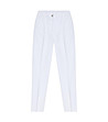 Бял дамски панталон от памук и лиосел Tera-4 снимка
