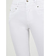 Бял дамски 7/8 панталон от лиосел и памук Bibiana-3 снимка