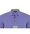 Светлолилава памучна мъжка блуза Laurenz-2 снимка