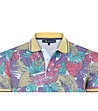 Многоцветна мъжка блуза с флорален принт Axel-2 снимка
