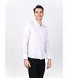 Мъжка бяла памучна риза Blarideo-2 снимка