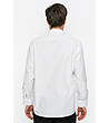 Бяла памучна мъжка риза с джоб Burton-1 снимка