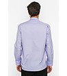 Лилава памучна мъжка риза с джоб Burton-1 снимка