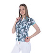 Дамска блуза с принт палми Vivi-2 снимка