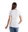 Бяла дамска памучна блуза Silva-1 снимка