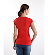 Памучна червена дамска тениска Joe-1 снимка