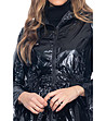 Дамско черно яке с метализиран ефект Libby-2 снимка