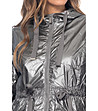 Дамско сребристо яке с метализиран ефект Libby-2 снимка
