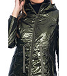 Дамско яке в тъмнозелено с метализиран ефект Abena-2 снимка