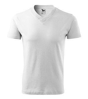 Мъжка памучна тениска в бяло Africa снимка