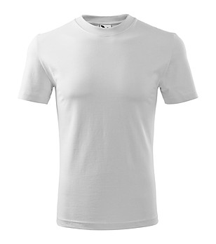 Unisex памучна тениска в бяло Heaver снимка