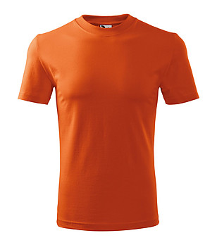 Unisex памучна тениска в оранжево Heaver снимка