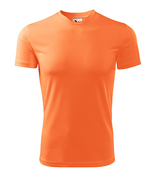 Мъжка тениска в оранжево Fantasy снимка