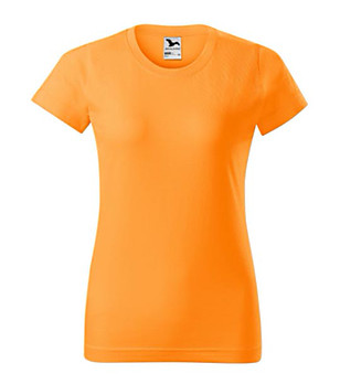 Памучна дамска тениска в оранжев нюанс Celestina снимка