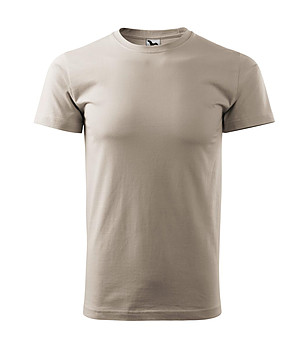 Unisex памучна тениска в светлосив нюанс Elino снимка