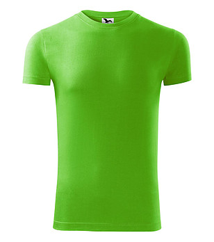 Мъжка памучна тениска в светлозелено Amigo снимка