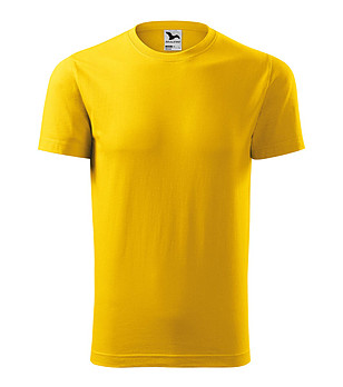 Жълта unisex тениска от памук Element снимка