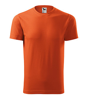 Оранжева unisex тениска от памук Element снимка