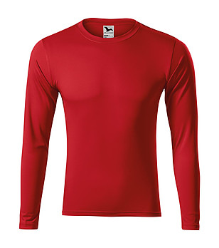 Unisex червена блуза с дълъг ръкав Pride снимка