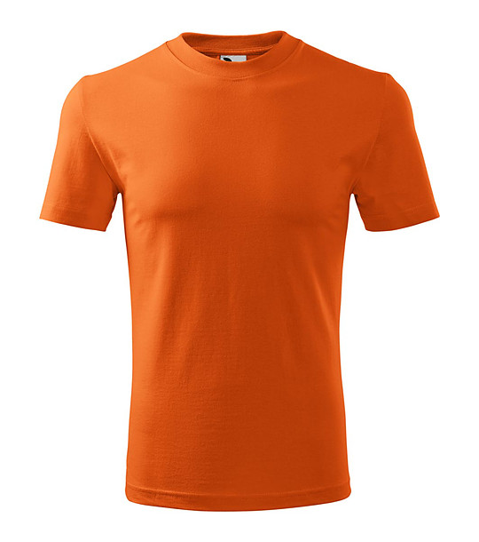 Unisex памучна тениска в оранжево Classic снимка