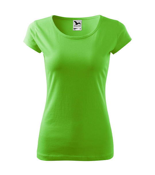 Дамска памучна тениска в зелен нюанс Ness снимка
