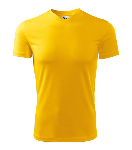 Мъжка тениска в жълто Fantasy снимка