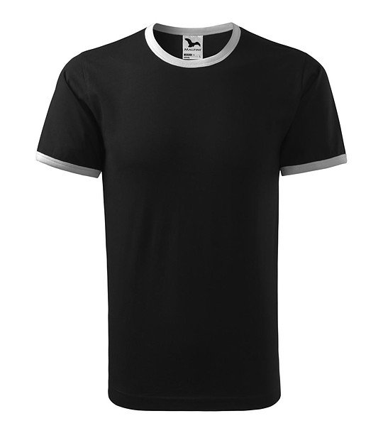Памучна unisex тениска в черно Alex снимка