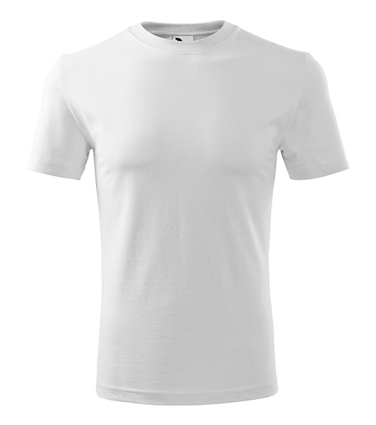 Мъжка бяла тениска от памук Classic снимка