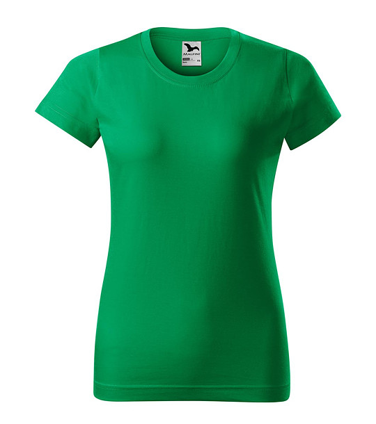Памучна дамска тениска в зелен нюанс Celestina снимка