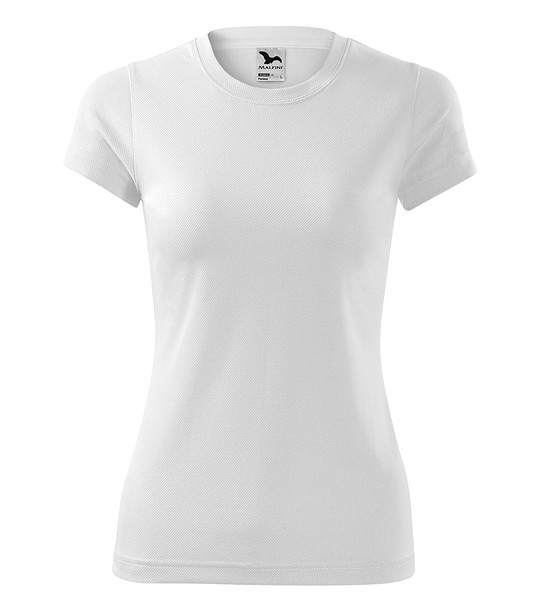 Бяла памучна дамска тениска Fantasy снимка