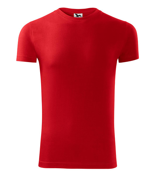 Червена мъжка памучна тениска Amigo снимка