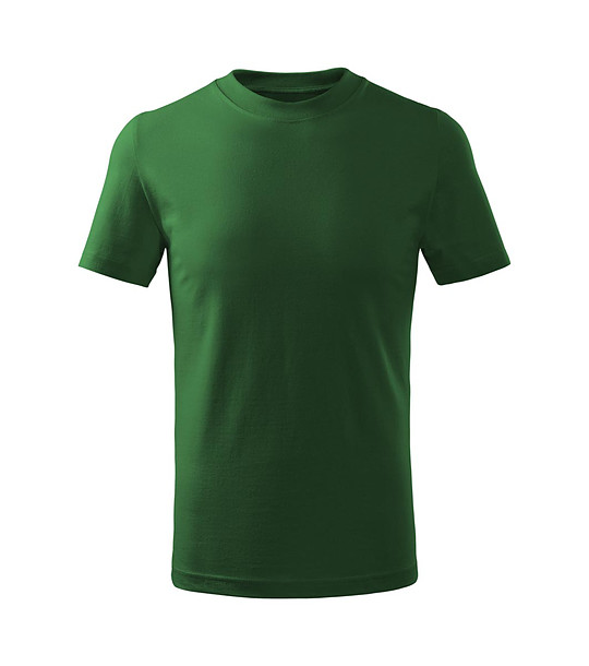 Детска тениска от памук в зелено Joy снимка