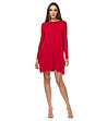 Червена рокля от фино плетиво Hestia-0 снимка