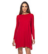 Червена рокля от фино плетиво Hestia-2 снимка