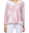 Дамска памучна блуза в розов нюанс Sandy-2 снимка