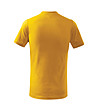 Жълта памучна детска тениска Jim-1 снимка