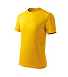 Жълта памучна детска тениска Jim-2 снимка