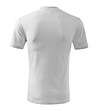 Unisex памучна тениска в бяло Classic-1 снимка