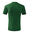 Unisex памучна тениска в зелено Classic-1 снимка