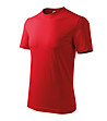Unisex памучна тениска в червено Classic-2 снимка