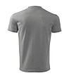 Unisex памучна тениска в сив меланж Classic-1 снимка