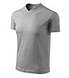 Мъжка памучна тениска в сив меланж Africa-2 снимка