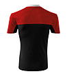 Мъжка памучна тениска в черно и червено Bruno-1 снимка